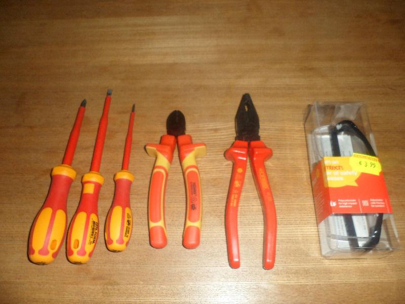 1000v insulated electrician tools