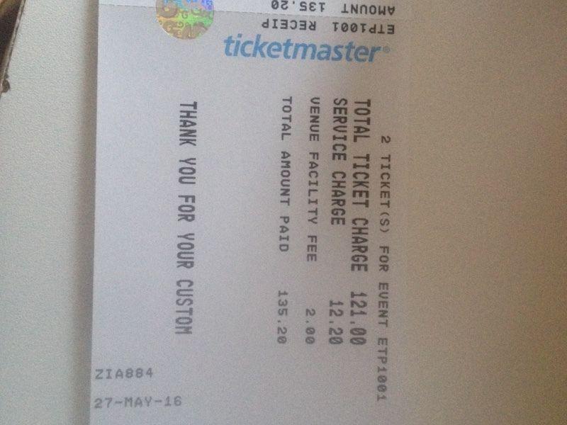 2 Impractical jokers tickets for sale-3Arena--10th of January