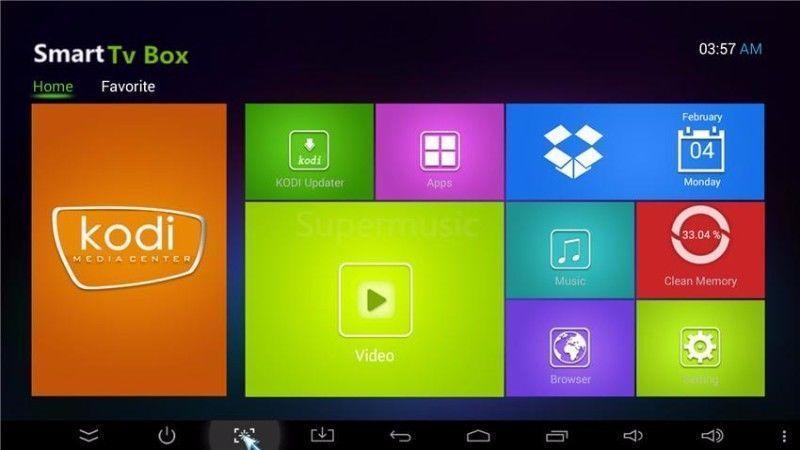 T95X 4K Android TV Box : KODI (addons loaded)