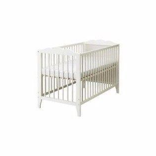 Free white wooden cot