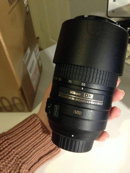 Nikkor af-s dx 55-300mm Lens