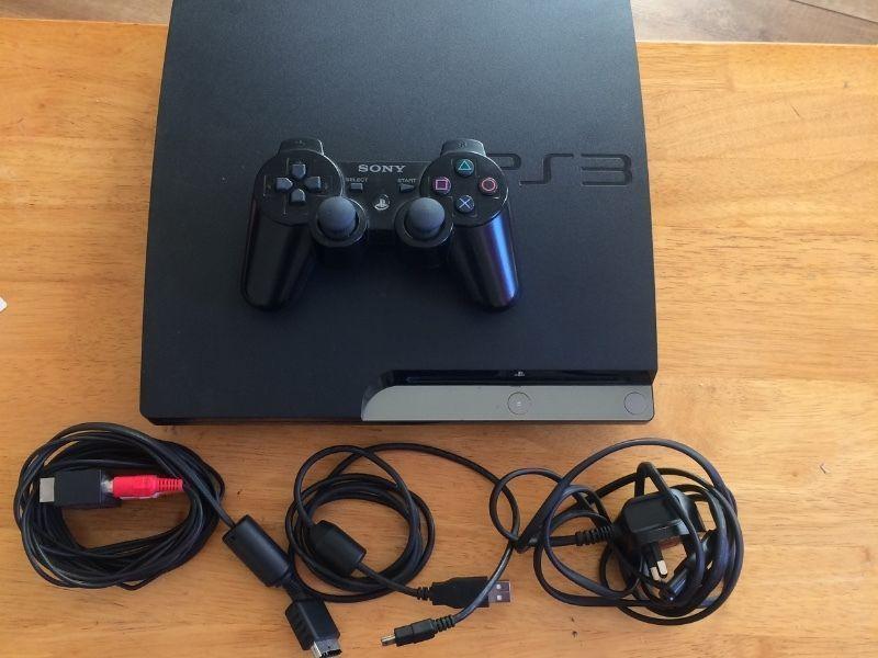 PS3 120gb slim black console