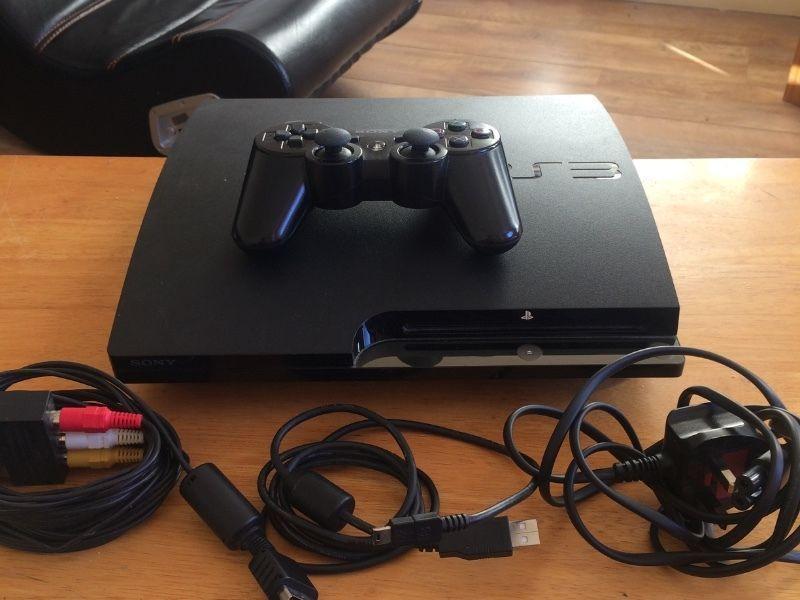 PS3 120gb slim black console