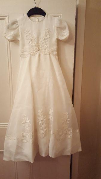 Ivory communion dress