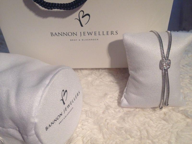 Bannons Jewellers Sterling Silver Rope and Pendant Necklace