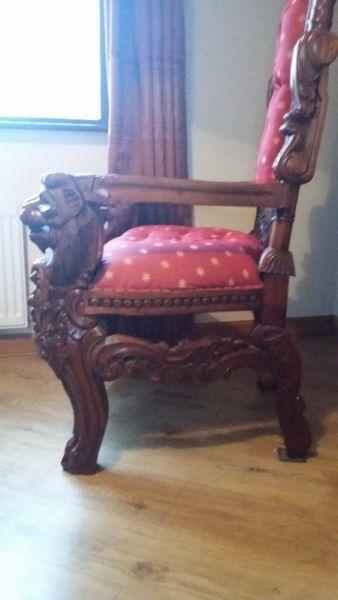 Antique King and Queen chairs / Antique 3 seater sofa