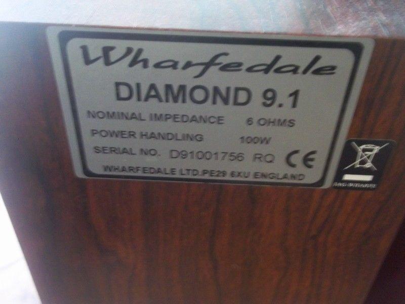Wharfdale 9.1 Diamond Speakers