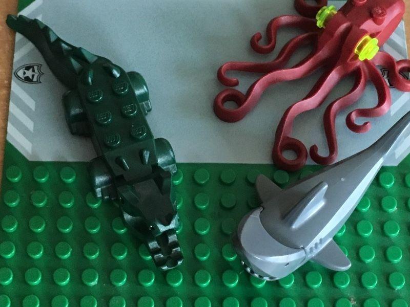 Lego Shark Lego Crocodile Lego Octopus