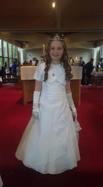 Communion Dress, Veil, Bag - Great Condition - €90 for all