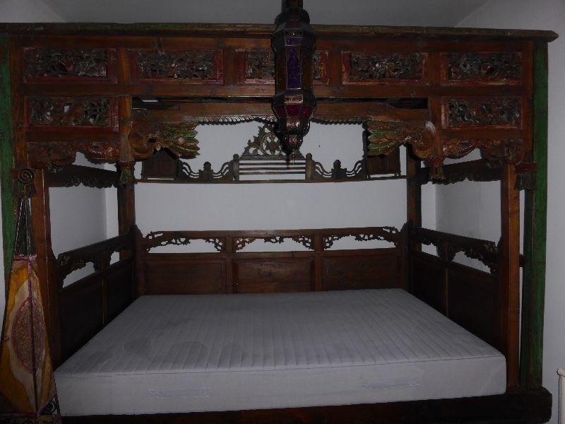 antique oriental bed for sale