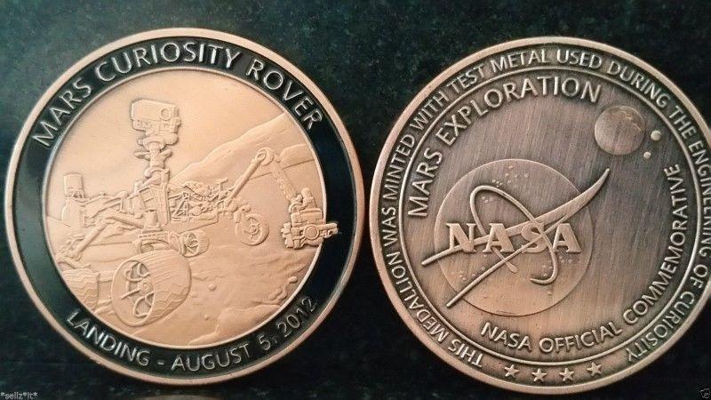 Large NASA commemorative coin