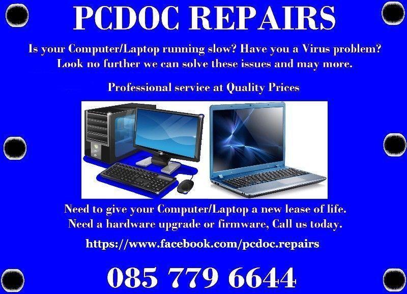 PCDOC REPAIRS, LAPTOP/COMPUTER/ SAT NAV REPAIRS