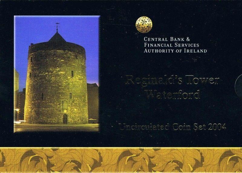 Euro Coinset Irish Cultural Heritage - Reginalds Tower Waterford 2004 (BU)