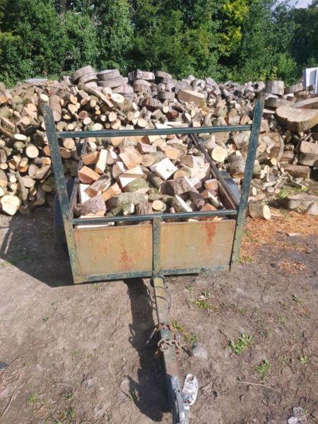 Hardwood 6x4 trailer loads of logs