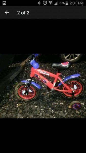 Spiderman bike 12inch