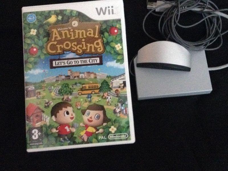 Nintendo Wii. Animal crossing+Wii speak