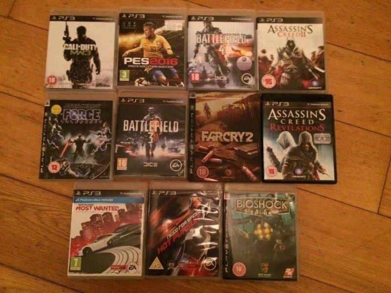 variety of ps3 games