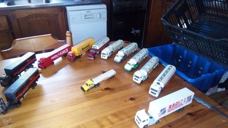 Vintage model cars and lorry's