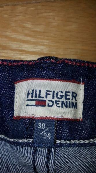 HILFIGER women denim jeans size 30/34 star design