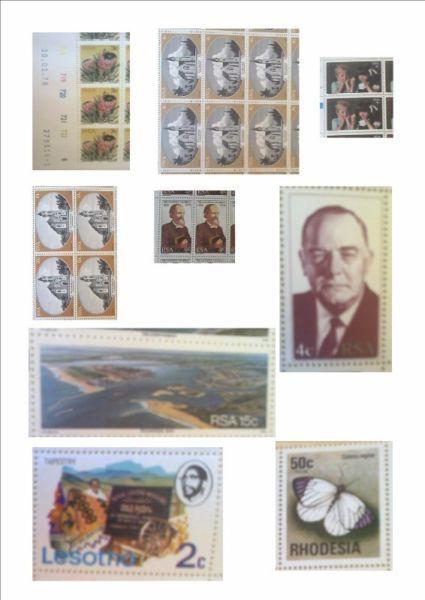 Rare South African stamp collection