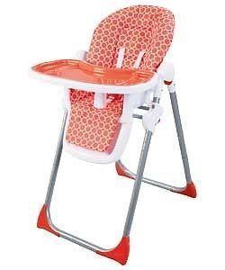 highchair, was washed for sale, a number of seat hight & recline positions, foldable