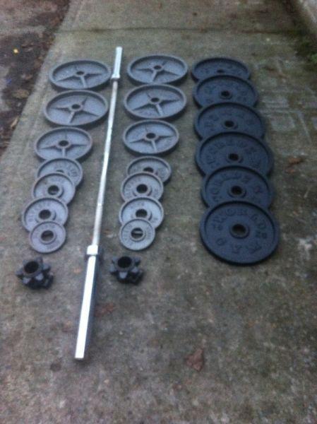 217.5kg OLYMPIC WEIGHTS SET