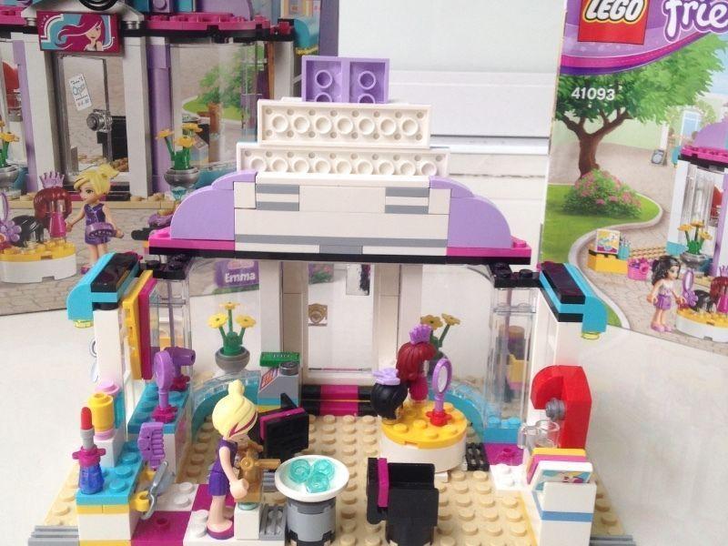 Lego friends hair salon. Perfect condition in box and book