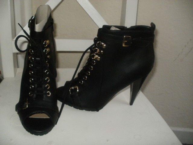 Dorothy Perkins black Leather Shoes/ankle boot Size 5