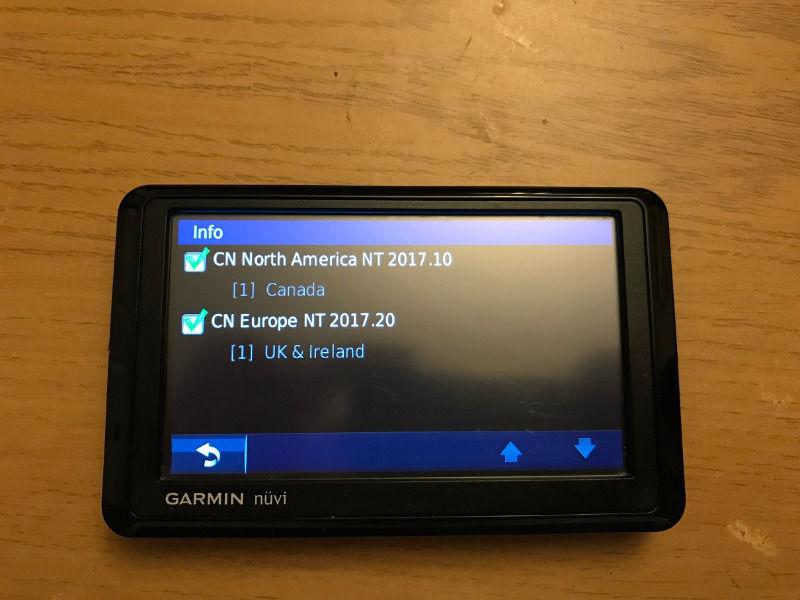 Garmin 1390 - Hands-free Bluetooth, New 2017 IRL / UK / Canada map