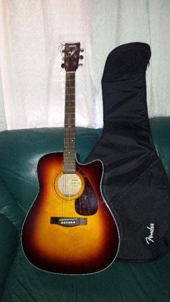 Amplified Acoustic Guitar - Yamaha FX370C TBS