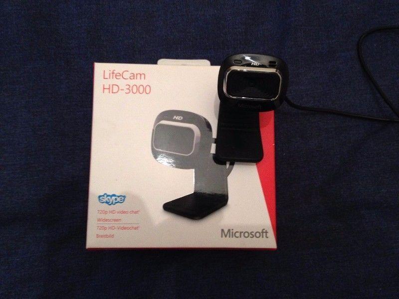 Microsoft LifeCam HD-3000 Webcam - Black -2nd hand