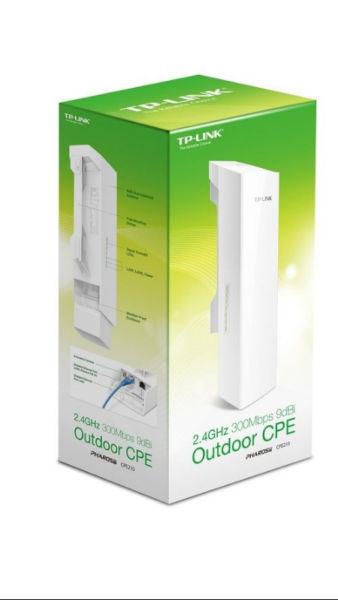 TP-LINK 2.4GHz 300Mbps 9dBi Outdoor MIMO Antenna CPE210 5+km long range POE CCTV