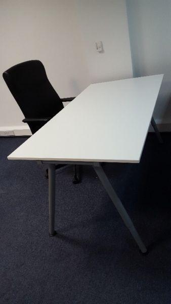 IKEA THYGE office desk with one chair