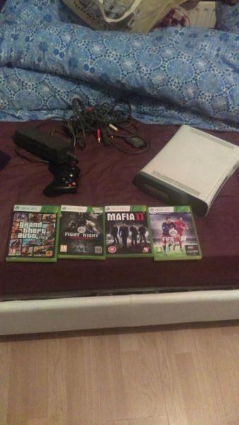 Xbox 360 4 excellent games and 1 controller (GREAT CONDITION)