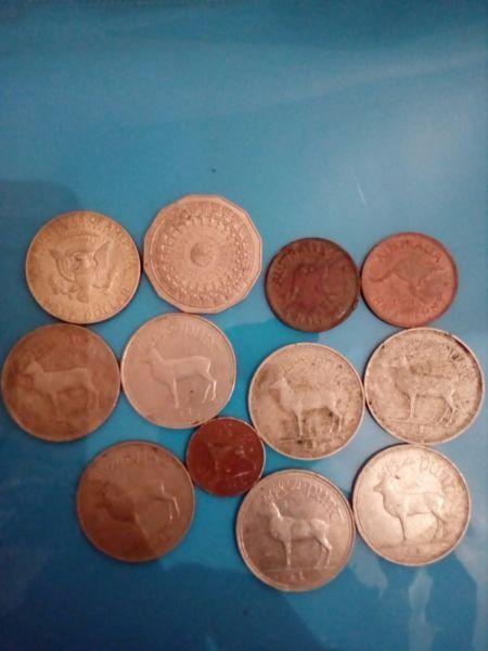 Australian, irish , american coins