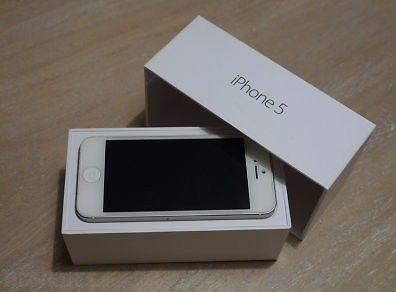iPhone 5 white 32GB unlocked [new original battery]