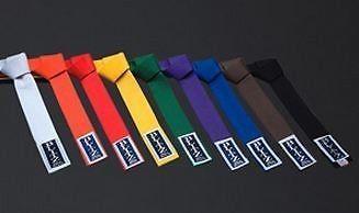 Karate belts all sizes and colours available for delivery