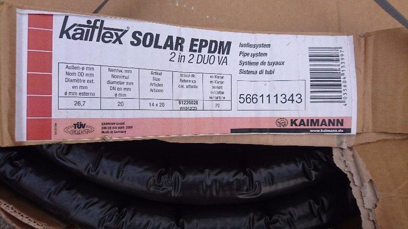 Solar thermal insulated pipe