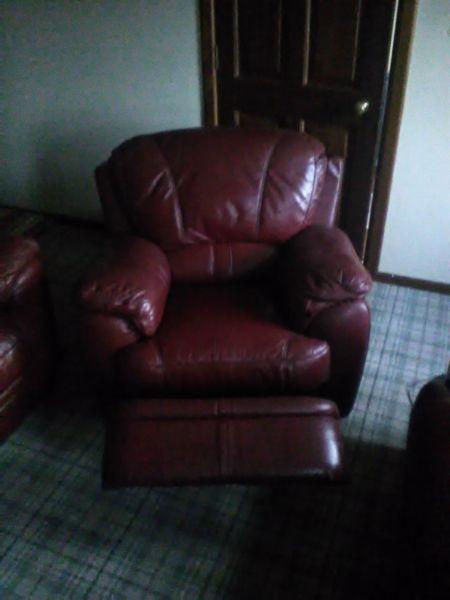 Recliner sofa and armchair