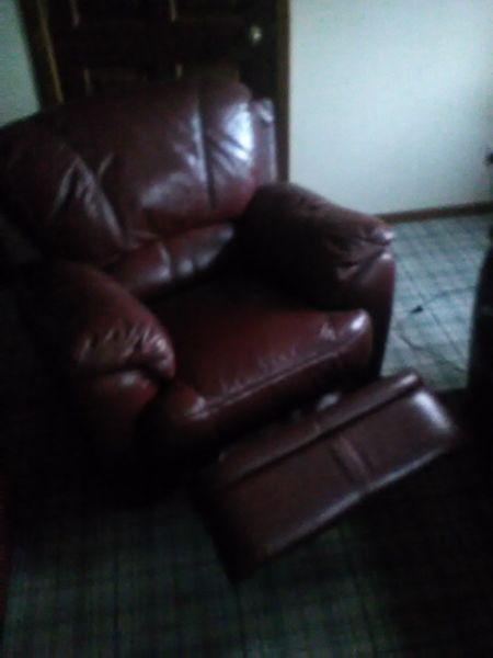 Recliner sofa and armchair