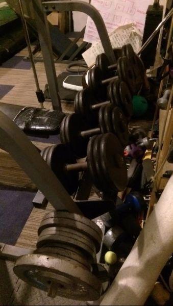 Weights & Dumbells & Machines for sale (We can deliver to any address)