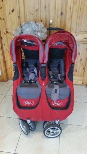 Baby jogger City Mini double buggy excellent condition