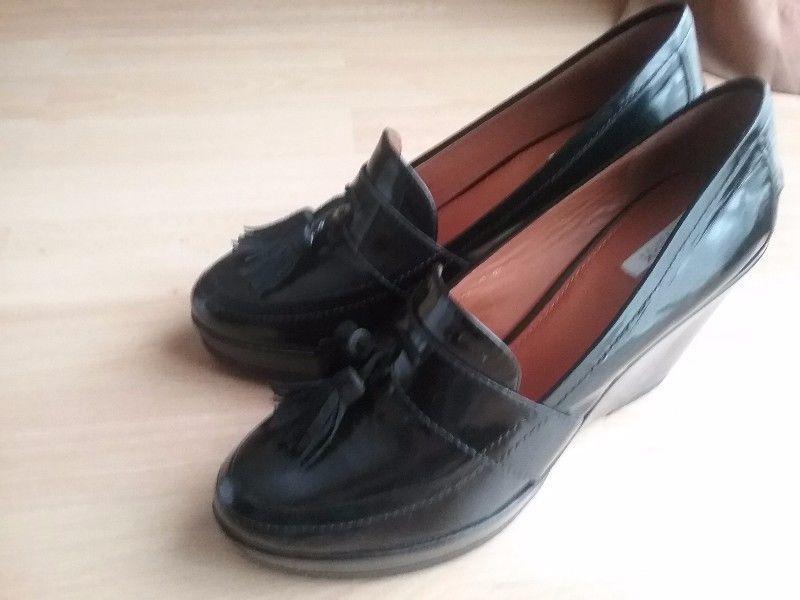 New GEOX Loafer Wedges - Size 40