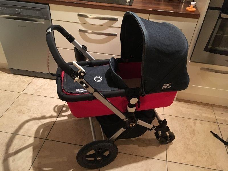 Bugaboo Cameleon With Footmuff,CupHolder, Car Seat&Adapters