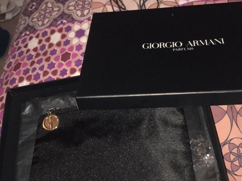 Georgio Armani makeup bag