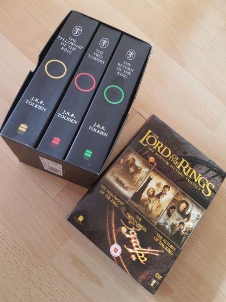 Lord of the rings Trilogy Books & Dvds