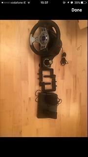 Game stop steering wheel for PS3 for sale