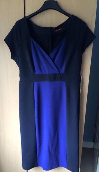 Navy and blue dress