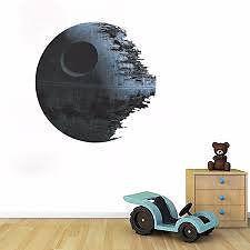 45cm removable death stars wars wall stickers Art vynil decals kids bedroom home wall decorations