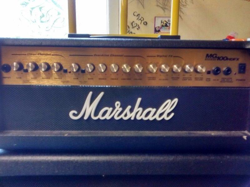 Marshall HDFX 100 Half Stack For Sale
